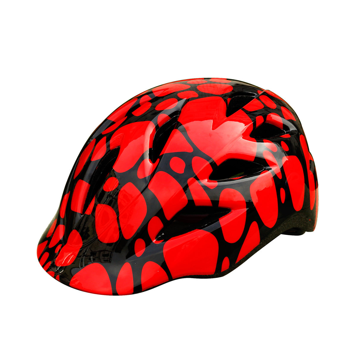 Gudook Kid Bike Skateboard Helmets Red Black