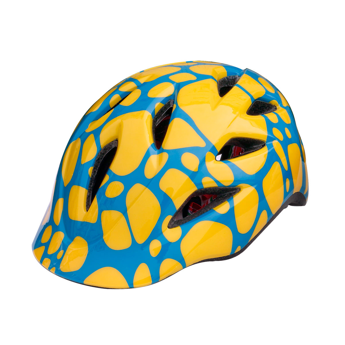 Gudook Kid Skateboard Helmet Yellow Blue