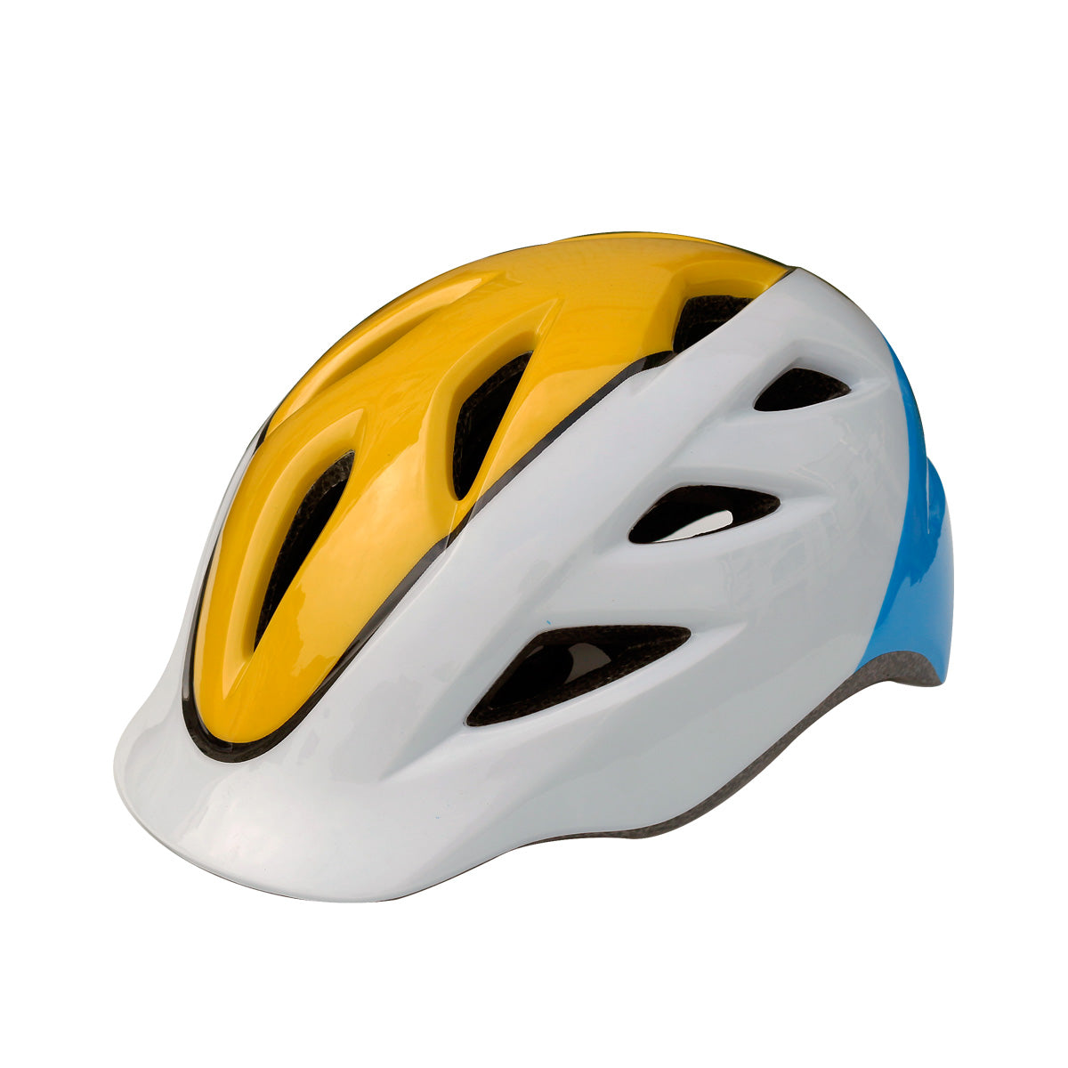 Gudook Kid Skateboard Helmet Yellow white