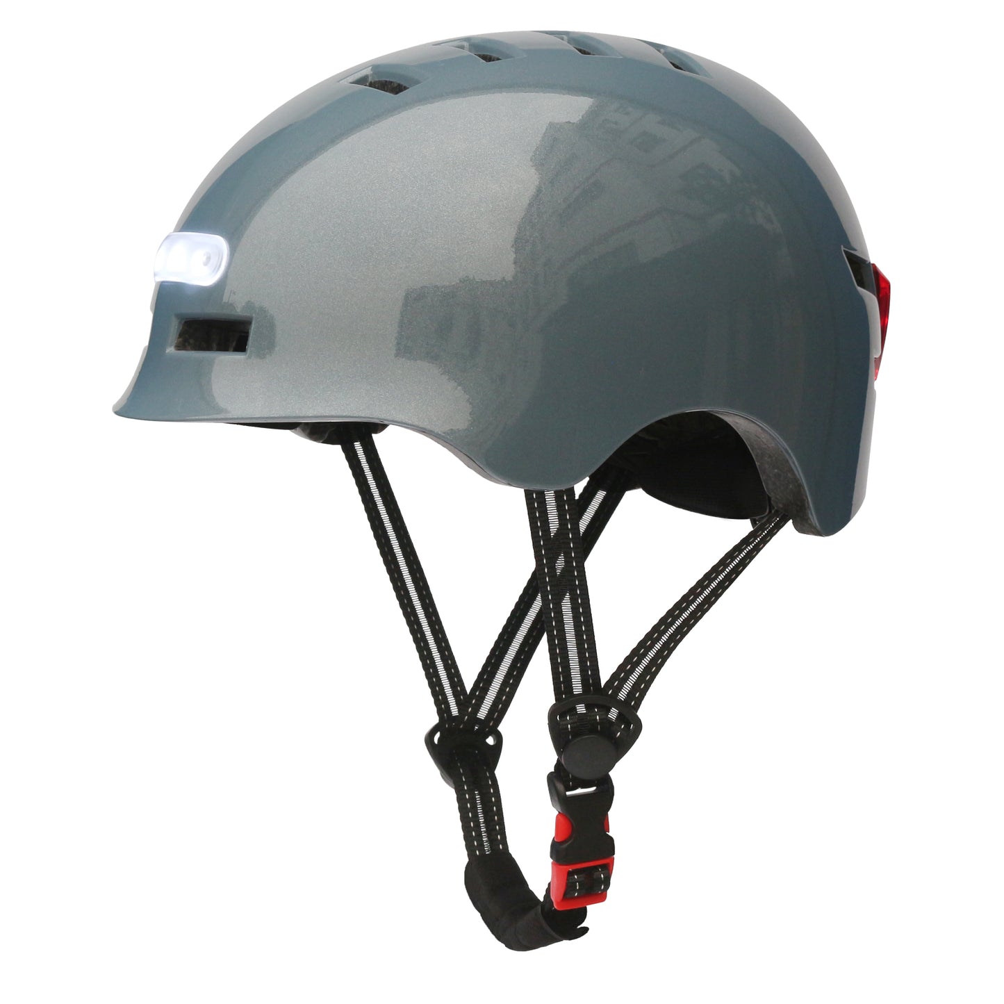 Gudook Manufacturer Helmets with Front Rear LED Light-Gudook Outdoor Recreation Sports for Scooter Bicycle